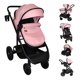 thumbnail image 1 of Carriola 4 En 1 Sistema De Viaje Todo Terreno Ibaby Cupra Rosa Chicle Negro, 1 of 9
