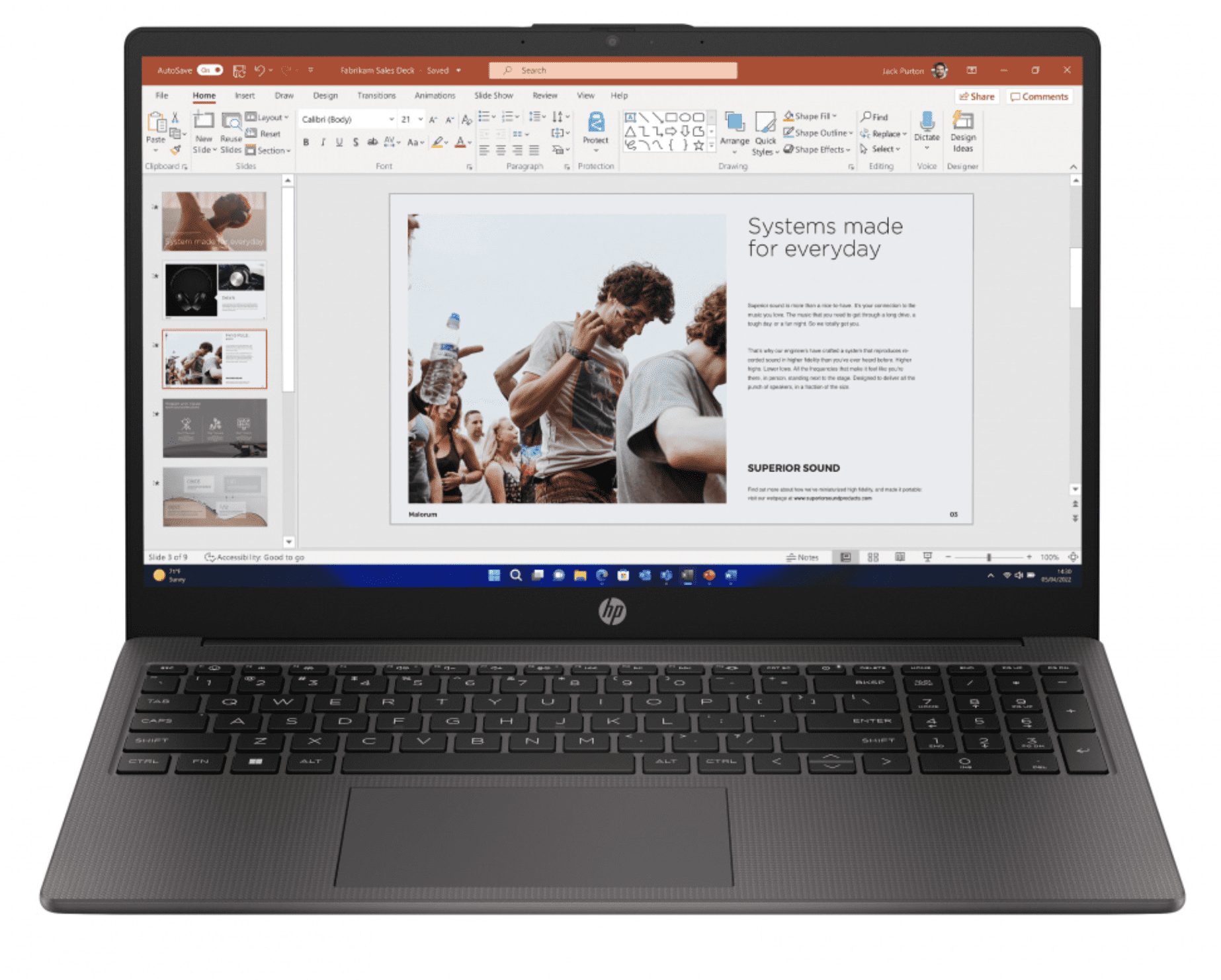 Laptop HP 250 G10 15.6" | Intel® Core™ i3-N305 | 32GB RAM | 1TB SSD | Windows 11 Home | Color Plateado Ceniza Oscuro Teclado Español.