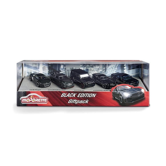 Autos Giftpack Majorette 212053174 Multicolor Edición Black con 5 Vehículos