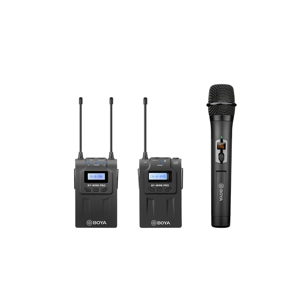 Micrófono Inalámbrico Boya BY-WM8 PRO-K4 Doble Canal UHD Negro