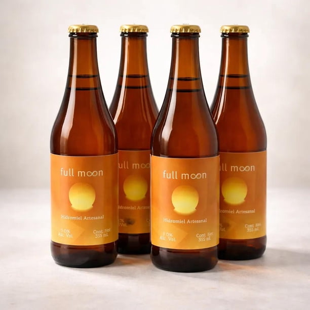 Hidromiel Full Moon Cerveceria Cholula 4 Piezas 330ml