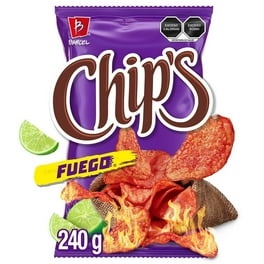 Papas fritas Barcel Chip's fuego sabor chile y limón ardiente 240 g
