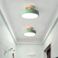 thumbnail image 3 of 2X Luces de Techo LED Moderno Accesorio de Iluminación de Madera Nórdica Luminaria Interior Cocina Salón Dormitorio Baño, 3 of 3