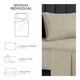thumbnail image 2 of Juego De Sábanas Mainstays Individual Liso Beige, 2 of 4