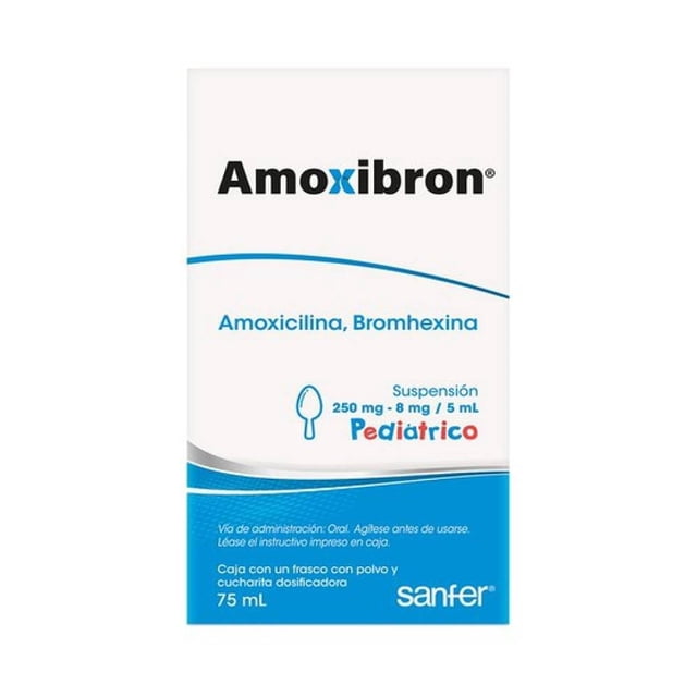 Amoxibron suspensión pediátrico 75 ml