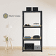 thumbnail image 2 of Estante Anaquel Organizador 4 Niveles Stock & Lock Color Negro  Mueble Organizador Estante Multiusos, 2 of 8