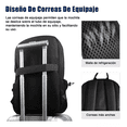 thumbnail image 4 of Mochila Laptop Hombre,impermeable Y Resistente Al Desgaste Con Cargador Usb Negro Lab.G Mochila Escolar, 4 of 4
