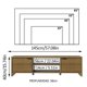 thumbnail image 3 of Mueble Mesa Para Tv Rack Madesa 2 Puertas Hasta 65 Marrón 01, 3 of 9