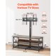 thumbnail image 3 of Soporte para TV VEVOR de 48" con soporte para televisores de hasta 75", centro de entretenimiento con toma de corriente, consola de TV de altura ajustable con soporte y gabinetes de, 3 of 9