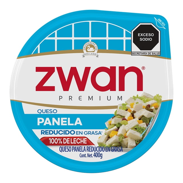 Queso Panela Zwan premium reducido en grasa 400 g