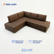 thumbnail image 3 of Sillón Sala Leon Esquinera En L 2 Piezas 5 Plazas Linato Armada Azul, 3 of 7