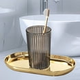 thumbnail image 4 of Vaso para enjuague bucal, vaso para cepillo de dientes, juego de vasos para pareja, vaso para pasta de dientes de viaje, de vidrio, diseño plegable y portátil, ideal para baño, oficina,, 4 of 8