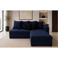 thumbnail image 1 of Sala esquinera Modular El Bazar Store Orlando Azul marino 200x160 cm, 1 of 6