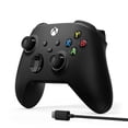 thumbnail image 1 of Control Inalámbrico Xbox One Series Microsoft X/S PC Negro más Cable USB Tipo C, 1 of 4