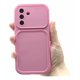 thumbnail image 3 of Funda + Mica Hidrogel Icon Case Track para Samsung A37, Carcasa, Protector, Uso Rudo, Protector de Pantalla, Antigolpes, Esquinas Reforzadas, Protección de Cámara - Rosa, 3 of 9