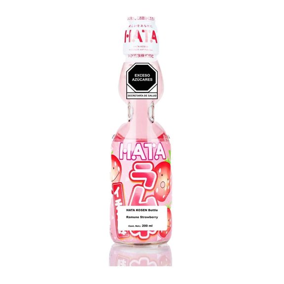 Refresco Hatakosen ramune strawberry 200 ml