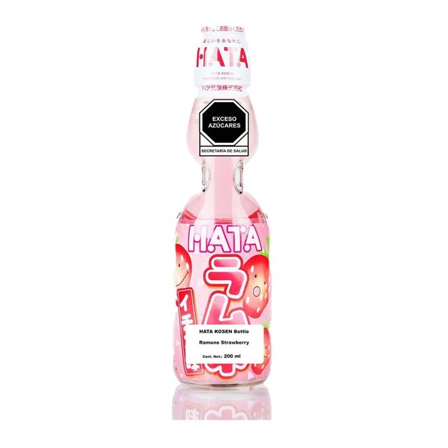 Refresco Hatakosen ramune strawberry 200 ml