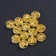 thumbnail image 3 of BESTYASH 50Ud Metal Pin Back Dorado Para Sujeción De Pines En Solapas Y Joyería, 3 of 6