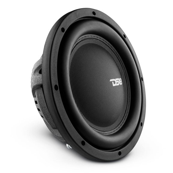 DS18 IXS10.2D - Subwoofer de coche de 10 pulgadas, 1200 W máx., 600 W RMS, 2+2 ohmios, montaje poco