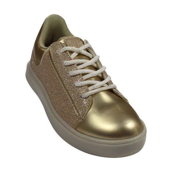 TENIS CASUAL LEON NIÑA ORO SINTETICO 030
