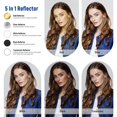 thumbnail image 2 of Difusor reflector de luz NEEWER 130 cm 5 en 1 con bolsa - Studio, 2 of 9