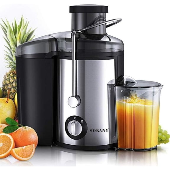 Extractor de Jugos Sokany SK-4000 Acero Inoxidable 800W