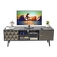 thumbnail image 1 of Mueble de TV Top Living Moderno Negro con Detalles Café, 1 of 6