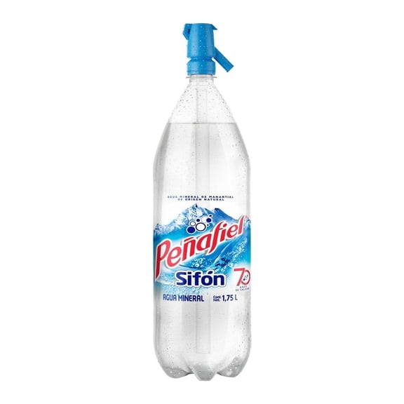 Agua mineral Peñafiel sifón 1.75 l