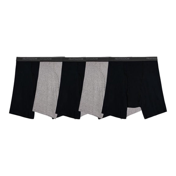 Bóxer Fruit of the Loom para Hombre, Ajustado, Multicolor, Super Value 5 Piezas, Talla G