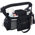 thumbnail image 1 of Momcozy Extra Grande Max Organizador para Cochecito - Con Bolsa para Chupón de Grado Alimenticio, 3 Formas de Uso y Bolso Pequeño Desmontable, Compatible con UPPAbaby y Doona, 1 of 7