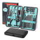 thumbnail image 1 of Set de Manicura Multifuncional Belug 28 Pcs Estuche Verde/Negro, 1 of 5