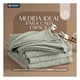 thumbnail image 5 of Manta Muselina Matrimonial 100% Algodón Esquimal Ideal para Cama, Sofá y Decoración (Verde), 5 of 7