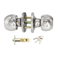 thumbnail image 1 of Perilla de puerta de bola portátil para interiores y exteriores, cerradura de puerta de manejo cómodo para para 25 a 45 mm, 1 of 9
