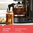 thumbnail image 2 of Cafetera digital BLACK+DECKER Split Brew de 12 tazas, CM0122, café helado o caliente, programable, toque rápido, mantenimiento caliente de 4 horas, 2 of 5