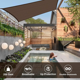 thumbnail image 5 of Malla Sombra 3*4 m 90% Raschel Para Jardin Reforzada Espesar CAFE, 5 of 5