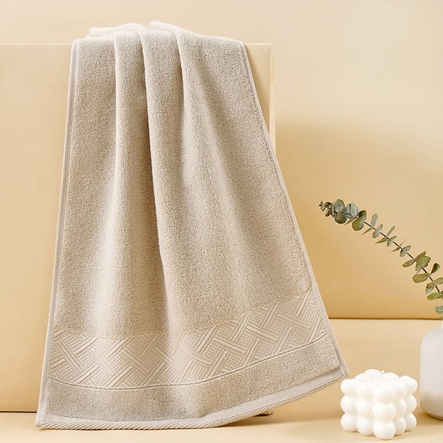Toallas de baño grandes 34x73 pulgadas - Toallas deportivas sobredimensionadas 100% algodón para hombres y mujeres, toalla absorbente espesada de secado rápido - azul, rosa, café