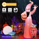 thumbnail image 4 of Inflable Fantasma Halloween con Lápida y Luz Interna, Decoraciones de Patio, Fiestas, 4 of 7