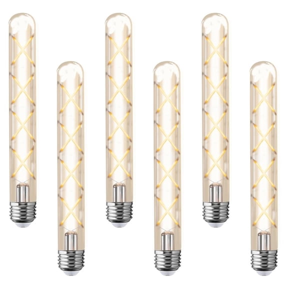 Pack de 6 Focos Vintage Aksi Ampolleta X4 8W Dimeable