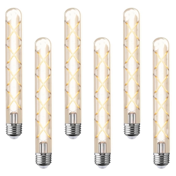 Pack de 6 Focos Vintage Aksi Ampolleta X4 8W Dimeable