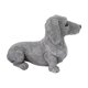 thumbnail image 2 of Estatua De Perro De Jardín, Estatuilla De Perro Salchicha, Resina Sintética Vívida Antidecoloración, Coleccionable Para Patio, 2 of 7