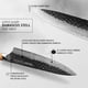 thumbnail image 4 of Cuchillo de Chef Japonés Hecef 8 pulgadas acero de Damasco, 4 of 9