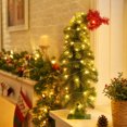 thumbnail image 2 of Amzcrzy Decoración navideña,Árbol de Navidad,Luces navideñas Árbol de Navidad artificial flexible con luces LED cálidas, árbol de Navidad con copa curva y caprichosa, decoración navideña de mesa para, 2 of 8
