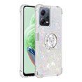 thumbnail image 2 of Funda para Xiaomi POCO X5 5G con Brillo Líquido Flotante, Purpurina, Parachoques y Anillo Giratorio Soporte, 2 of 5