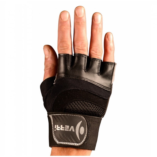 Guantes Para Pesas Con Muñequera Sintética Verri Gym 290 Grande