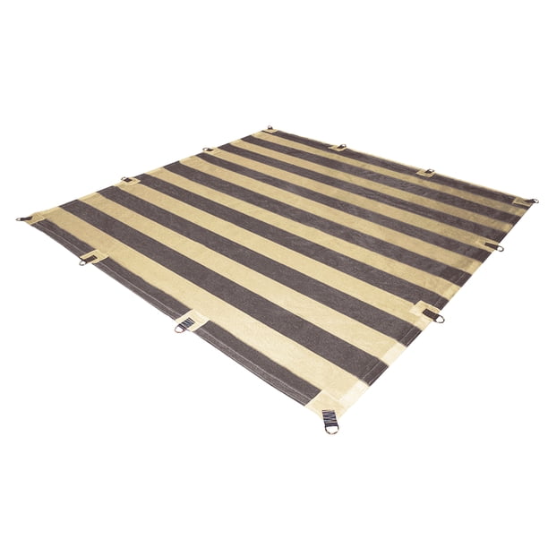 Malla Sombra 2.5x3.5 Metros - Rectangular Bicolor - Lonas para Exteriores - Lona para Sombra - Argolla y Bastilla Ultra-Resistente - Protección UV - Fácil Instalación - Malla 2.5x3.5 CB