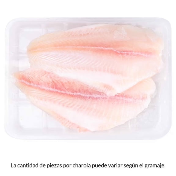 Filete basa oriental rojo por kg peso aprox por charola 800 a 900 g