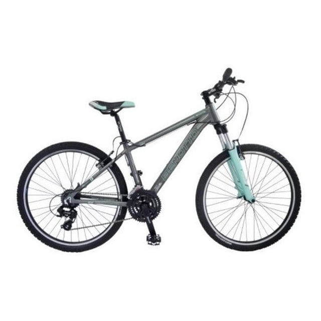bicicleta benotto xc-7000 aluminio r26 24v shimano plata/aqua talla:ss bicicleta de montaña unisex, cuadro aluminio 14.5/15" plata con acentos aqua; horquilla delantera aluminio aqua, llantas 27.5x1.95 con cámara, transmisión Shimano Tourney 24 velocidades con mandos Dual Altus y cassette 8P 12/32, frenos V-brake y poste de asiento aluminio. Recomendada para estaturas 1.61–1.80 m; suele emplearse para recorridos recreativos off‑road.