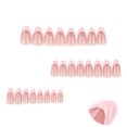 thumbnail image 4 of Uñas postizas a presión, regalos para mujeres, uñas cortas a presión, uñas postizas cortas con pegamento para uñas, pegamento reutilizable, 12 tamaños, parche para uñas, 4 of 5