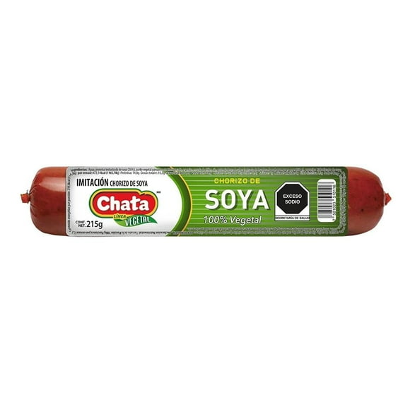 Chorizo de soya Chata 215 g