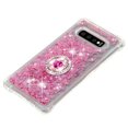 thumbnail image 5 of Funda para Samsung Galaxy S10 Plus con Brillo Líquido Flotante, Purpurina, Parachoques y Anillo Giratorio Soporte, 5 of 5